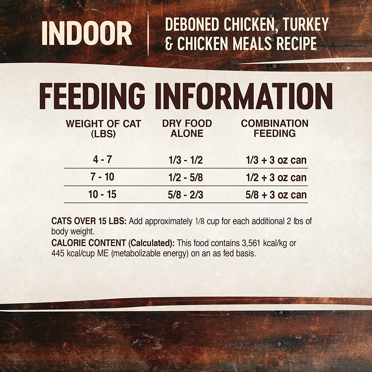 Wellness CORE Grain Free Dry Cat Food, High Protein Cat Food, Indoor, Chicken, Turkey & Chicken Meal, Natural, Made in USA, Cat Food, Adult