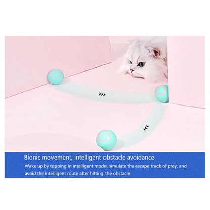 Interactive Cat Ball Toys, USB Rechargeable Bouncing Balls Motion Cat Toys Pet Supplies for Indoor Cats